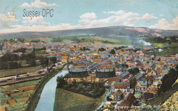 Image of Lewes - View from Cliffe Hill