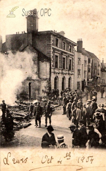 Image of Lewes - The Great Fire - 4th October 1904