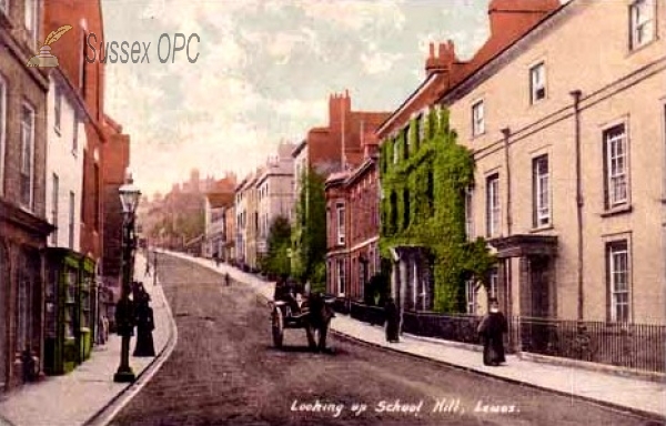 Image of Lewes - Looking up School Hill