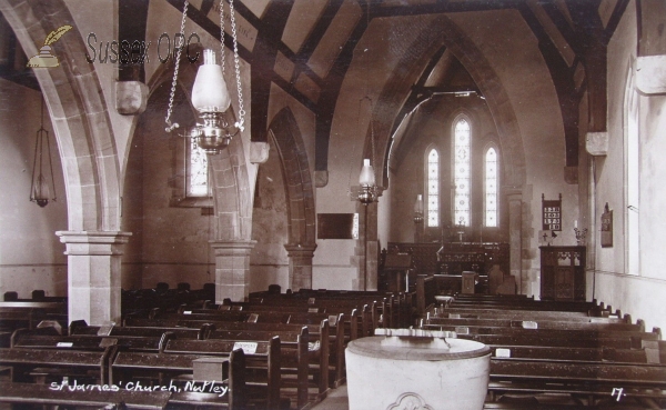 Image of Nutley - St James the Less (Interior, oil lamps)