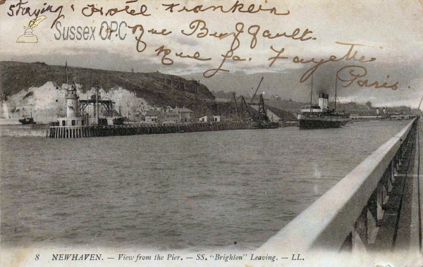 Newhaven - View from Pier (S.S. Brighton)