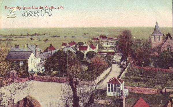 Image of Pevensey - View from Castle Walls