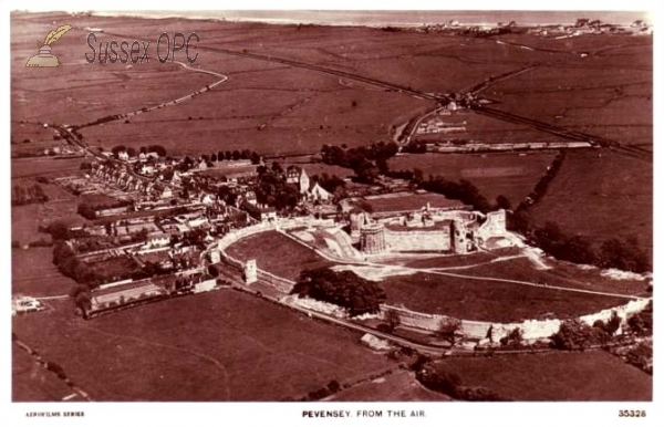 Image of Pevensey - View from the air