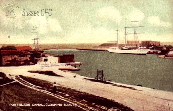Image of Portslade -The Canal looking east