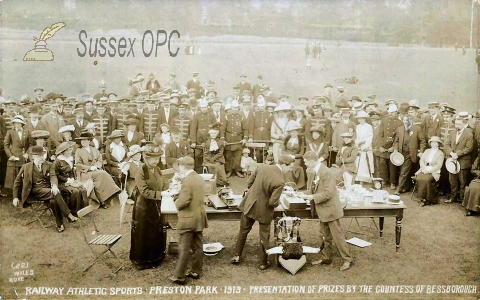 Image of Preston - Preston Park Railway Sports 1913