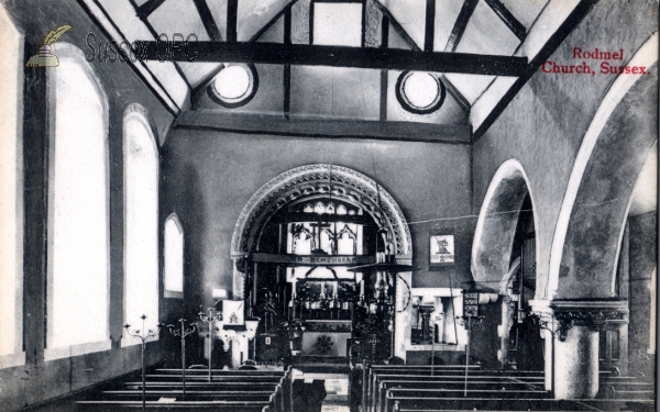Image of Rodmell - St Peter's Church (Interior)