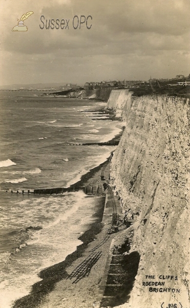 Image of Roedean - Cliffs (Railway track)