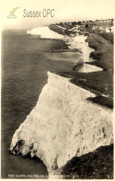 Saltdean - The cliffs looking west