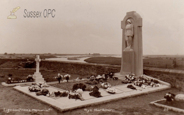 Image of Rye Harbour - Life boatmen's memorial