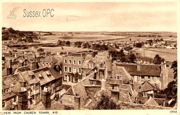 Image of Rye - View from the St Mary's Church tower
