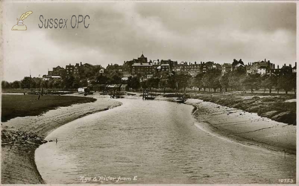 Image of Rye - Rye & River from East