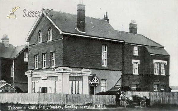 Image of Telscombe Cliffs - Post Office (Donkey carrying mail)