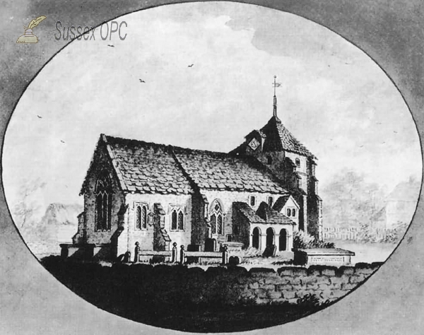 Image of Uckfield - Holy Cross Church c.1780