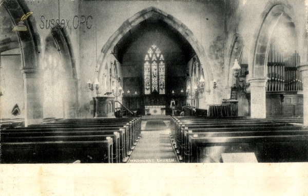 Image of Wadhurst - St Peter & St Paul's Church (interior)