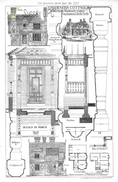 Image of Wadhurst - Plans for Gardner's Cottage, South Park, Wadhurst