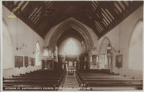 Cross in Hand - St Bartholomew's Church (Interior)