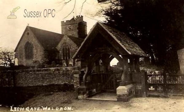 Image of Waldron - All Saints Church (Lych Gate)