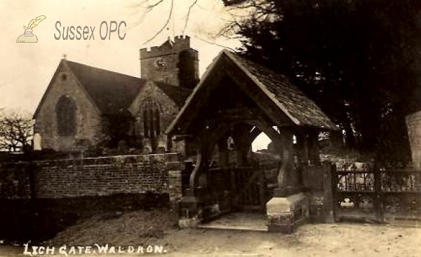 Waldron - All Saints Church (Lych Gate)