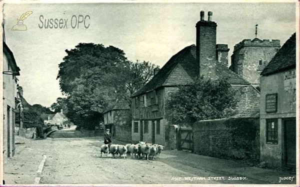 Westham - Street & St Mary's Church