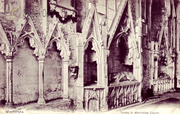 Winchelsea - St Thomas Church (Interior - tombs)