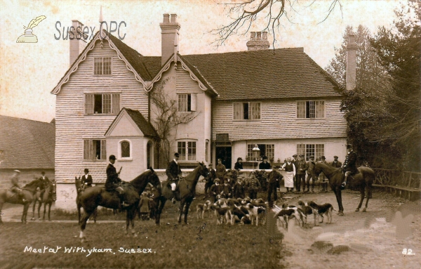 Image of Withyham - Dorset Arms (Meet of hunt)