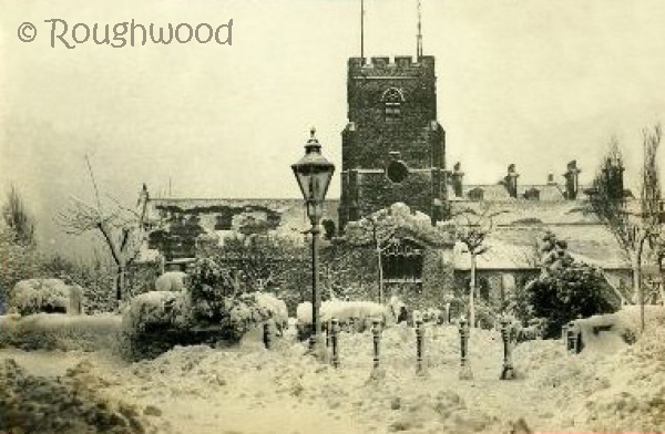 Folkestone - St Mary & St Eanswythe (Snow)