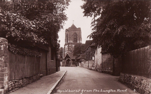 Speldhurst - St Mary's Church from Langton Road (Variant)