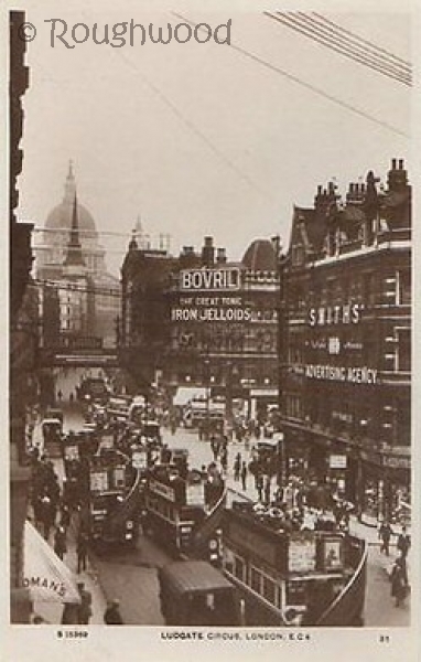 Image of London - Ludgate Circus (St Paul's Cathedral)
