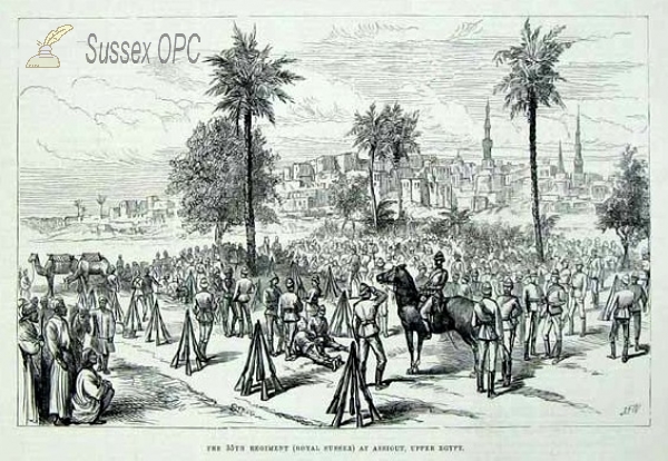 Image of Royal Sussex Regiment in Upper Egypt