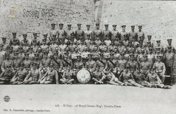 Royal Sussex  2nd Regiment - Candia, Crete