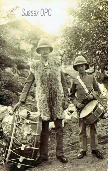 Image of Royal Sussex Regiment - 1st Battalion Drummers