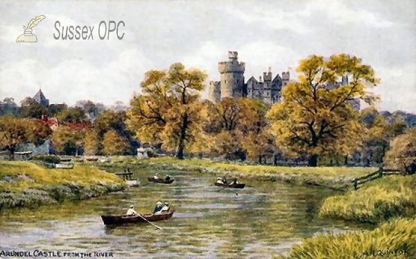 Image of Arundel - The Castle from the River