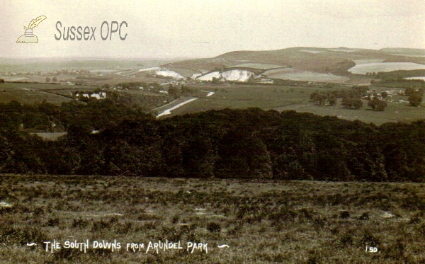 Image of Arundel - South Downs from Arundel Park