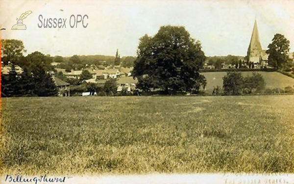 Billingshurst - View of the Village & Church