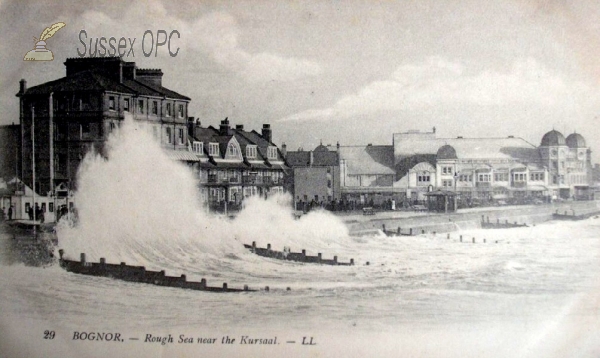 Image of Bognor - Rough Sea near the Kursaal