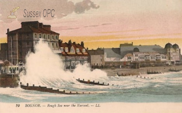 Image of Bognor - Rough Sea near the Kursaal