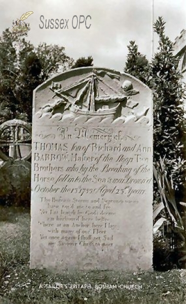 Bosham - Sailor's Epitaph