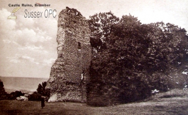 Image of Bramber - Bramber Castle Ruins