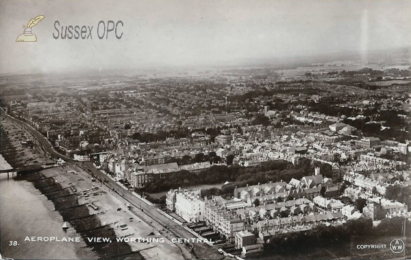 Worthing - Aeroplane View