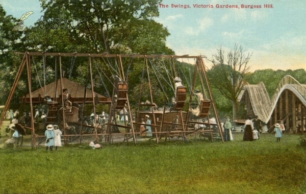 Image of Burgess Hill - Victoria Gardens (Swings & Switchback)