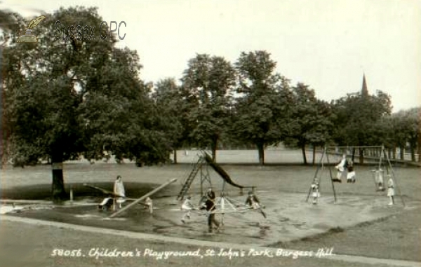 Image of Burgess Hill - Childrens's Playground, St John's Park