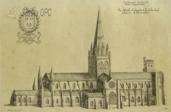 Image of Chichester - The Cathedral, north prospect
