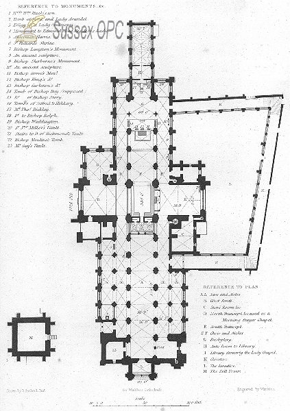 Chichester - Cathedral (Plan)