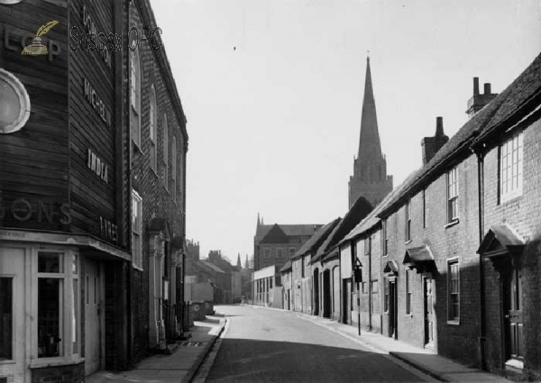 Chichester - Chapel Street showing Cathedral