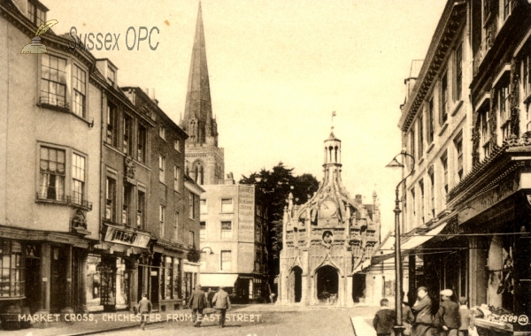 Chichester - Market Cross from East Street