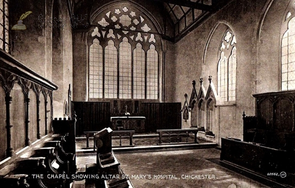 Chichester - St Mary's Hospital (Chapel interior)