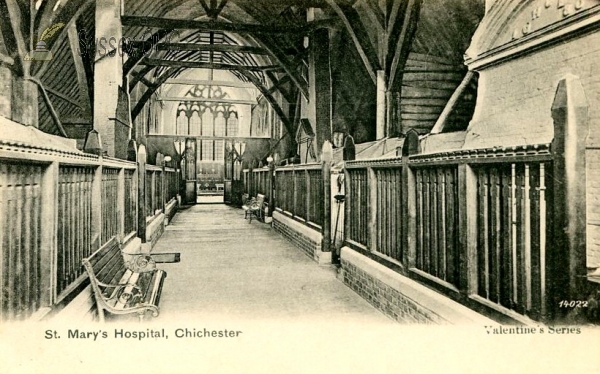 Chichester - St Mary's Hospital (Chapel interior)