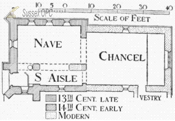Chichester - St Peter the Less (Plan)