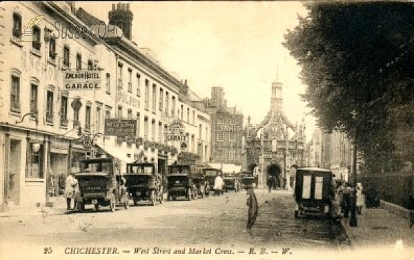 Image of Chichester - West Street & Market Cross