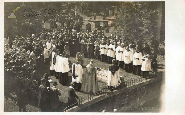 Image of East Grinstead - Dedication of Dr Neale's Grave